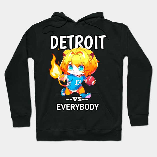 Detroit vs Everybody Hoodie by MaystarUniverse